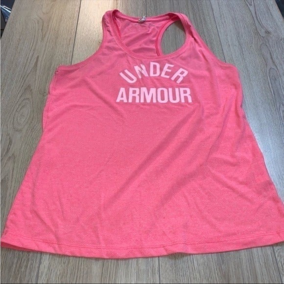 Under Armour Tops - Under armour pink tank top shirt